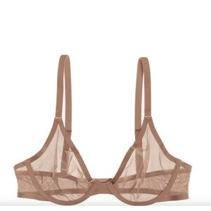 NWOT CUUP The Plunge-Mesh‎ Bra Taupe Various Sizes